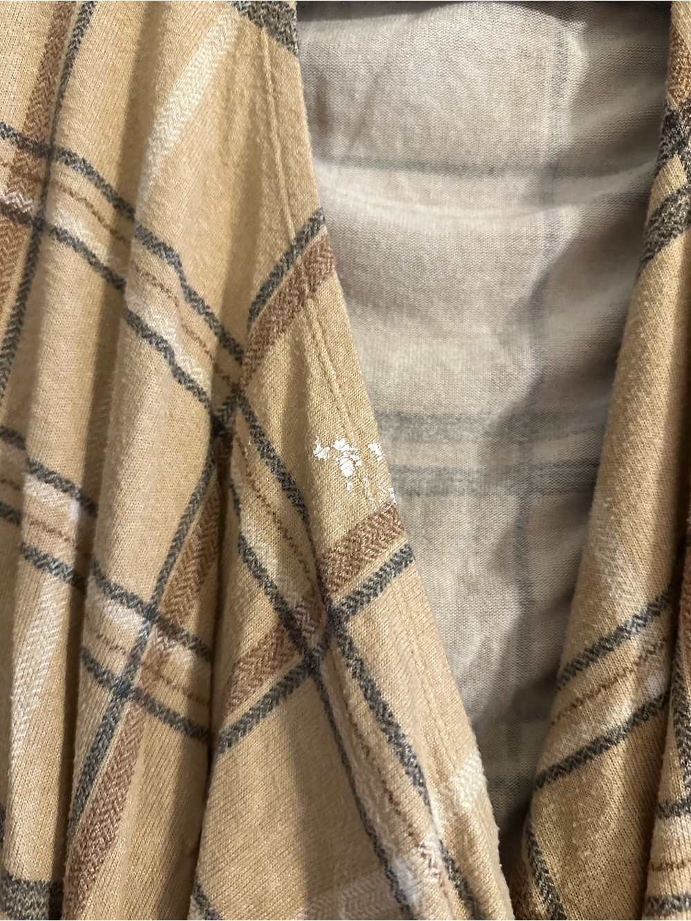 O'2nd Yellow Plaid Open-Front Jean Jacket - Picture 2 of 4